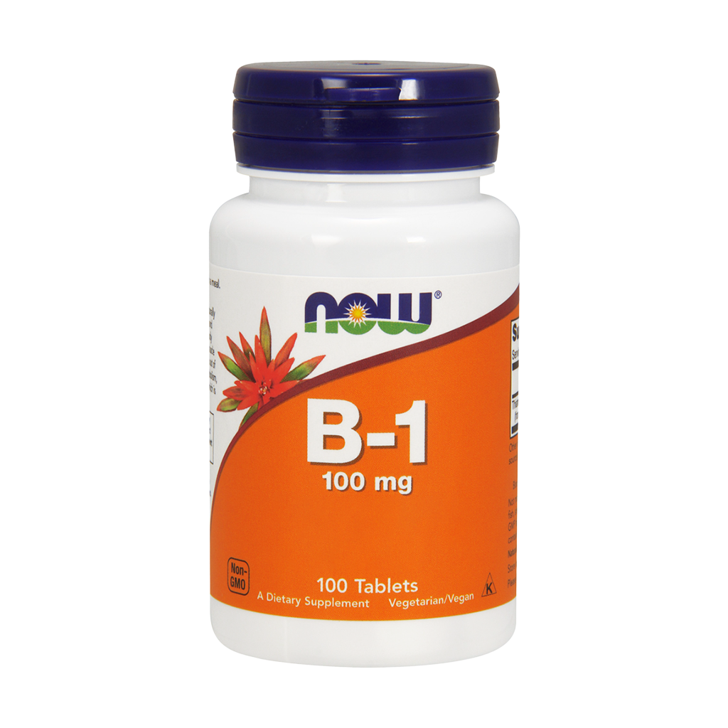 NOW Foods Vitamin B1 100 mg (100 tablets)