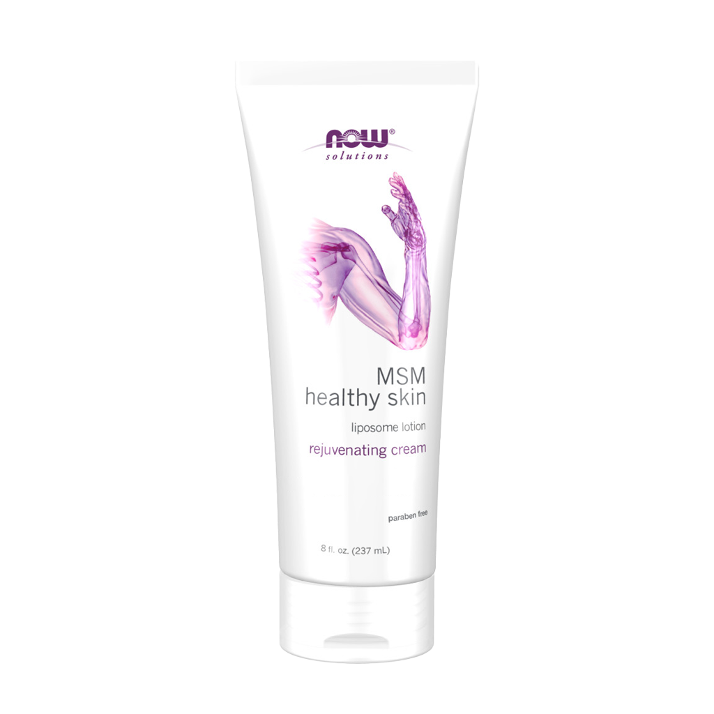 NOW Foods MSM Healthy Skin Liposomes Lotion (237 ml.) front.