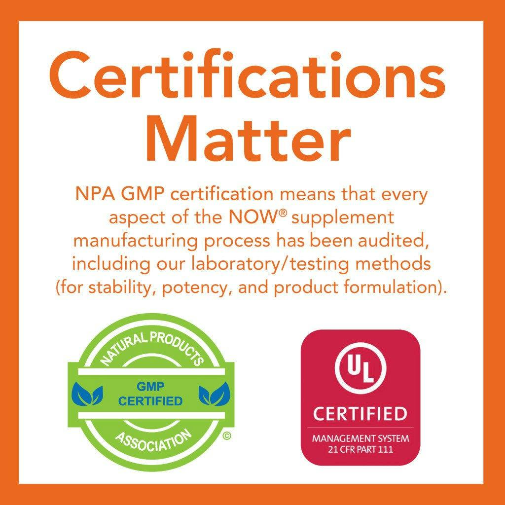 now foods coq10 30mg 7 certifications