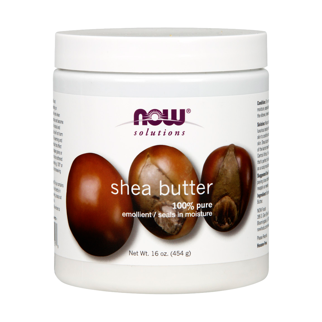 NOW Solutions Shea Butter 454 gram front