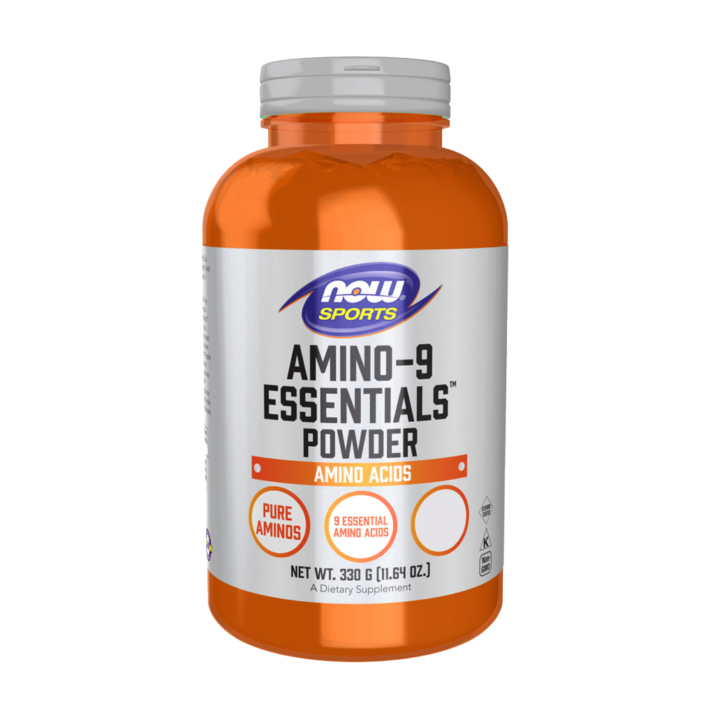 production_listings_NOWAMINO9330GR_NOW Foods Amino 9 Essentials_ Powder _330 grams_ Front cover