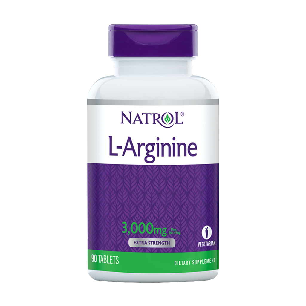 natrol l arginine extra strength 3000mg 90 tablets 1