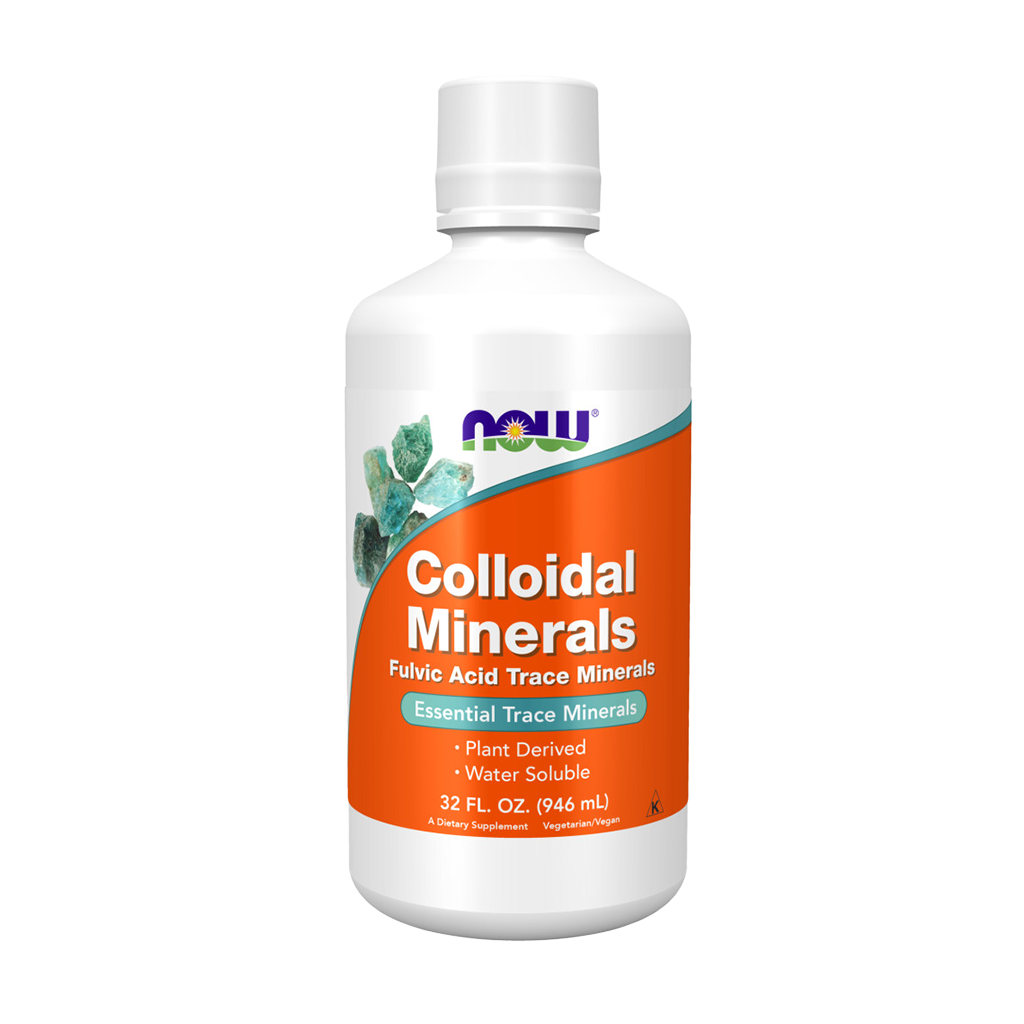 NOW Foods Colloidal Minerals (946 ml.) Front cover