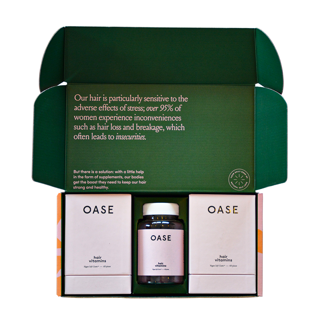 oase hair vitamins influencer box 1 open
