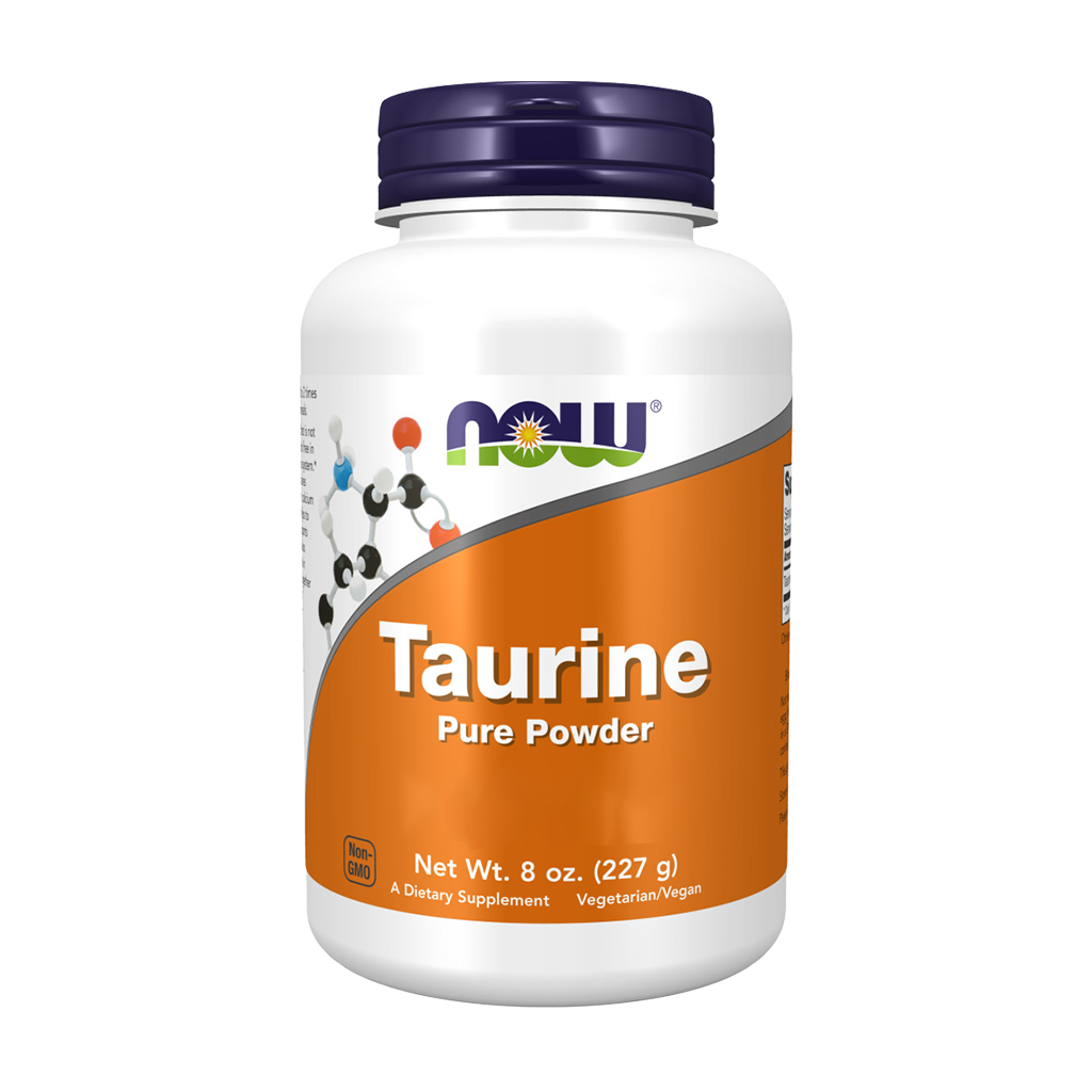 NOW Foods Taurine Powder (226 gr.) Front cover