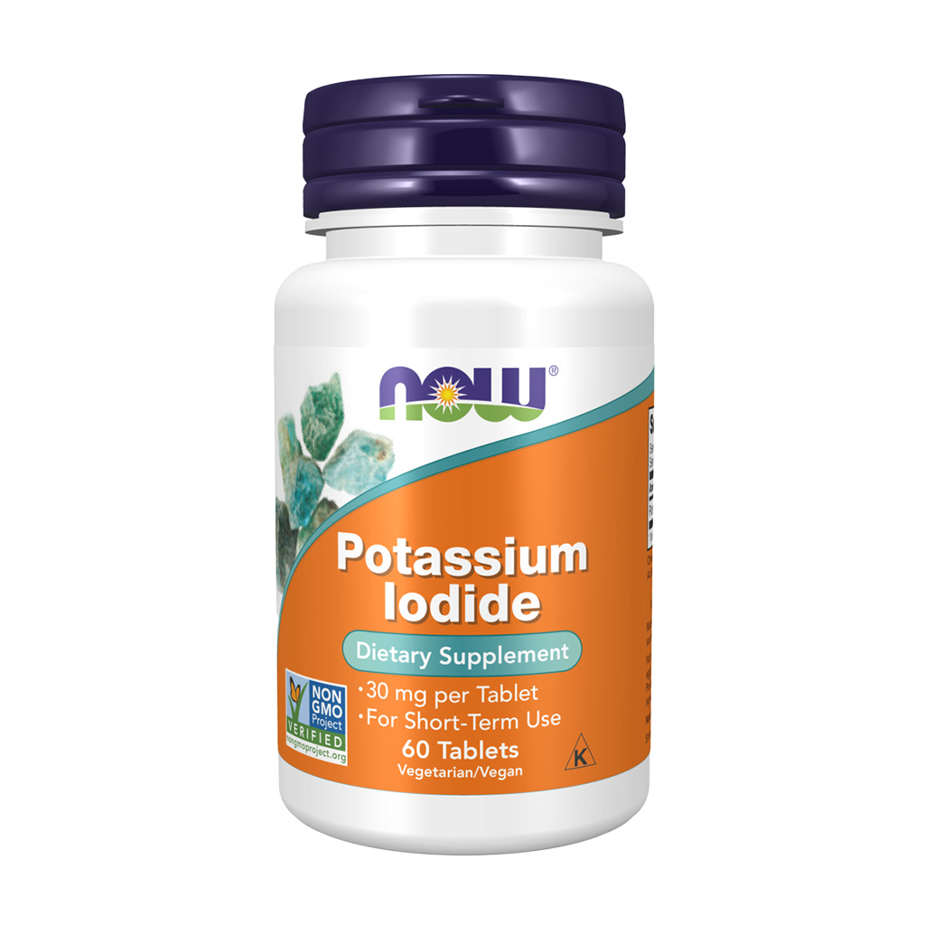 NOW Foods Potassium Iodide 30mg (60 tablets) front cover