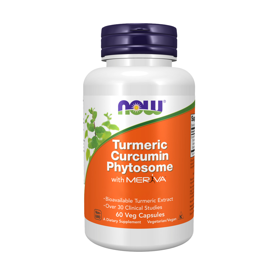 NOW Foods Turmeric Curcumin Phytosome (60 capsules) Front cover