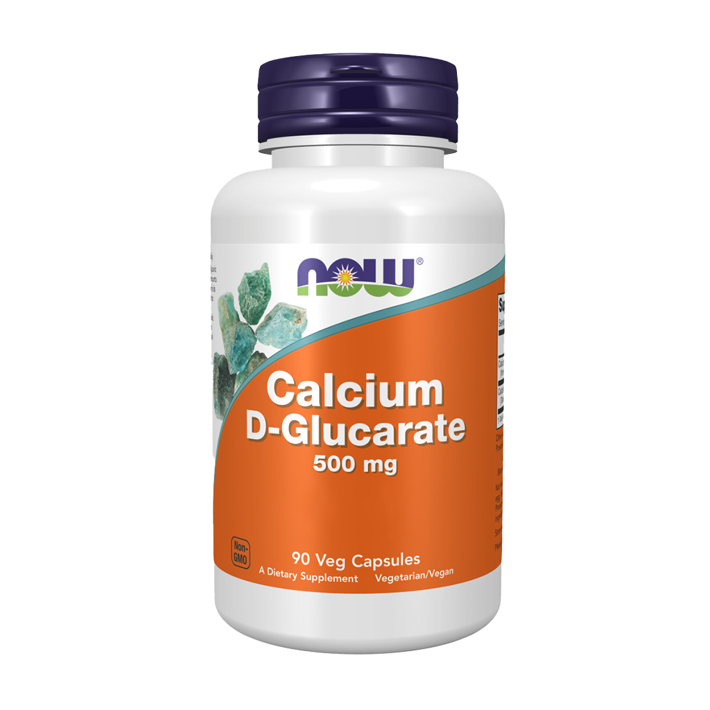 now foods calcium d glucarate 500mg 90 capsules front cover