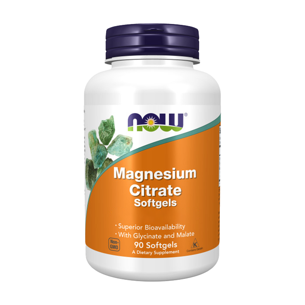 NOW Foods Magnesium Citrate 400 mg (90 softgels)