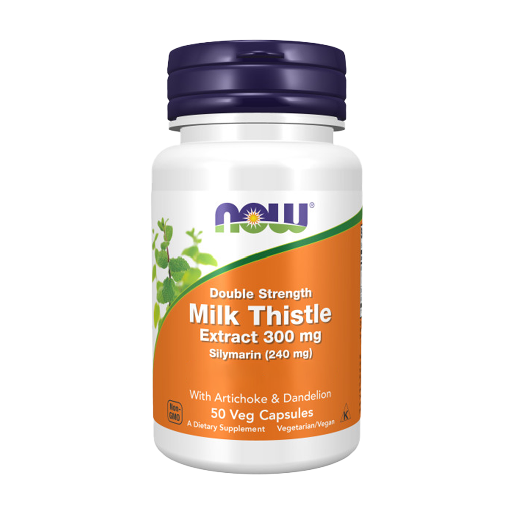 NOW Foods Milk Thistle Extract, Double Strength 300 mg Terracycle 50 capsules