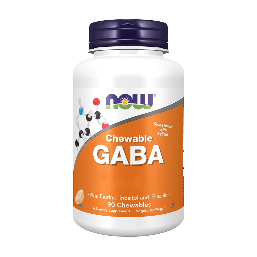 GABA (Gamma-Aminobutyric Acid) Orange Flavor (90 tablets)