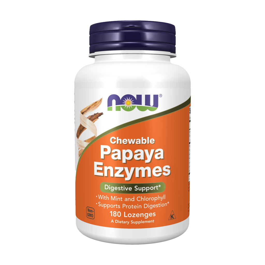 now foods papaya enzyme 180 lozenges 1