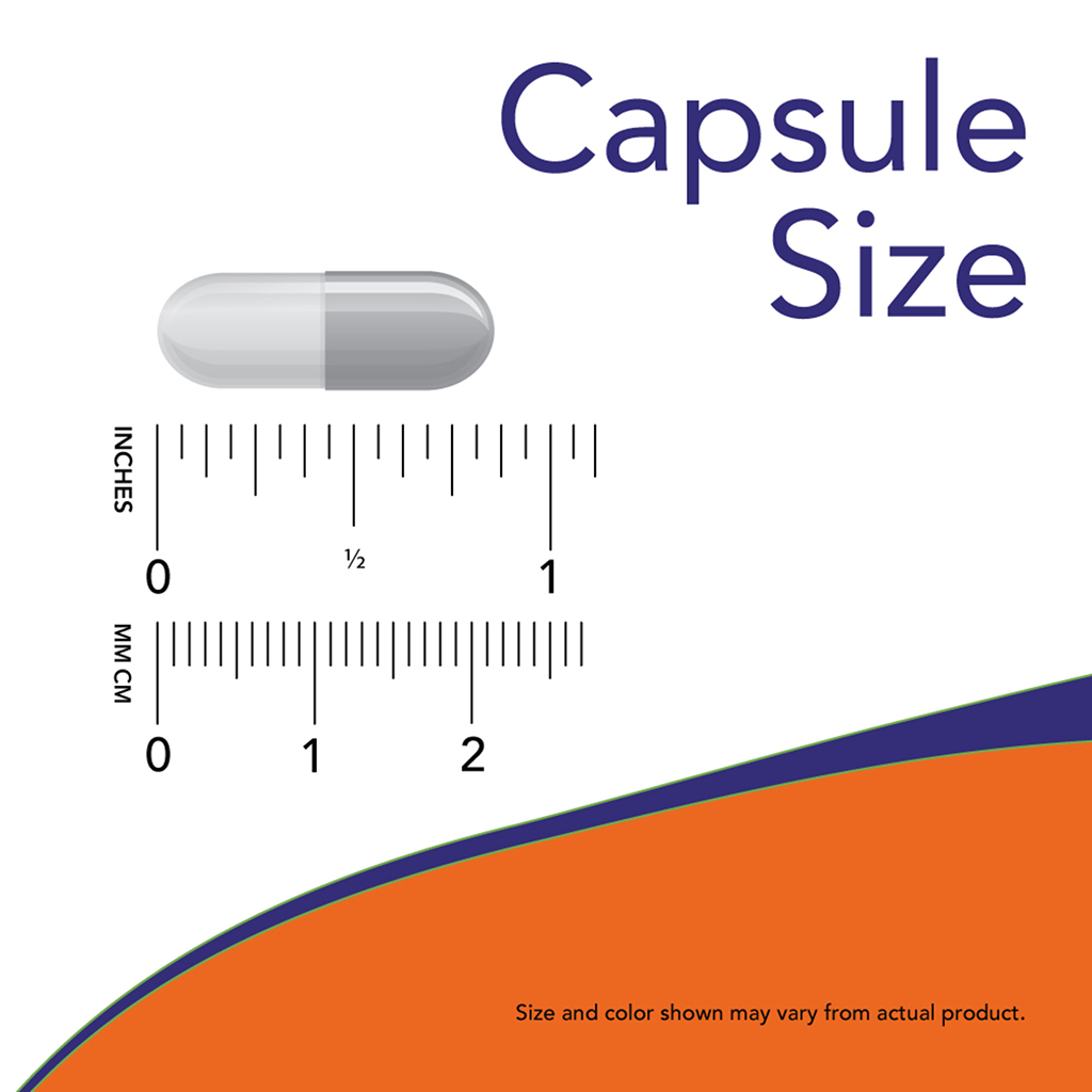 now foods l tyrosine 500mg 120 capsules capsule size