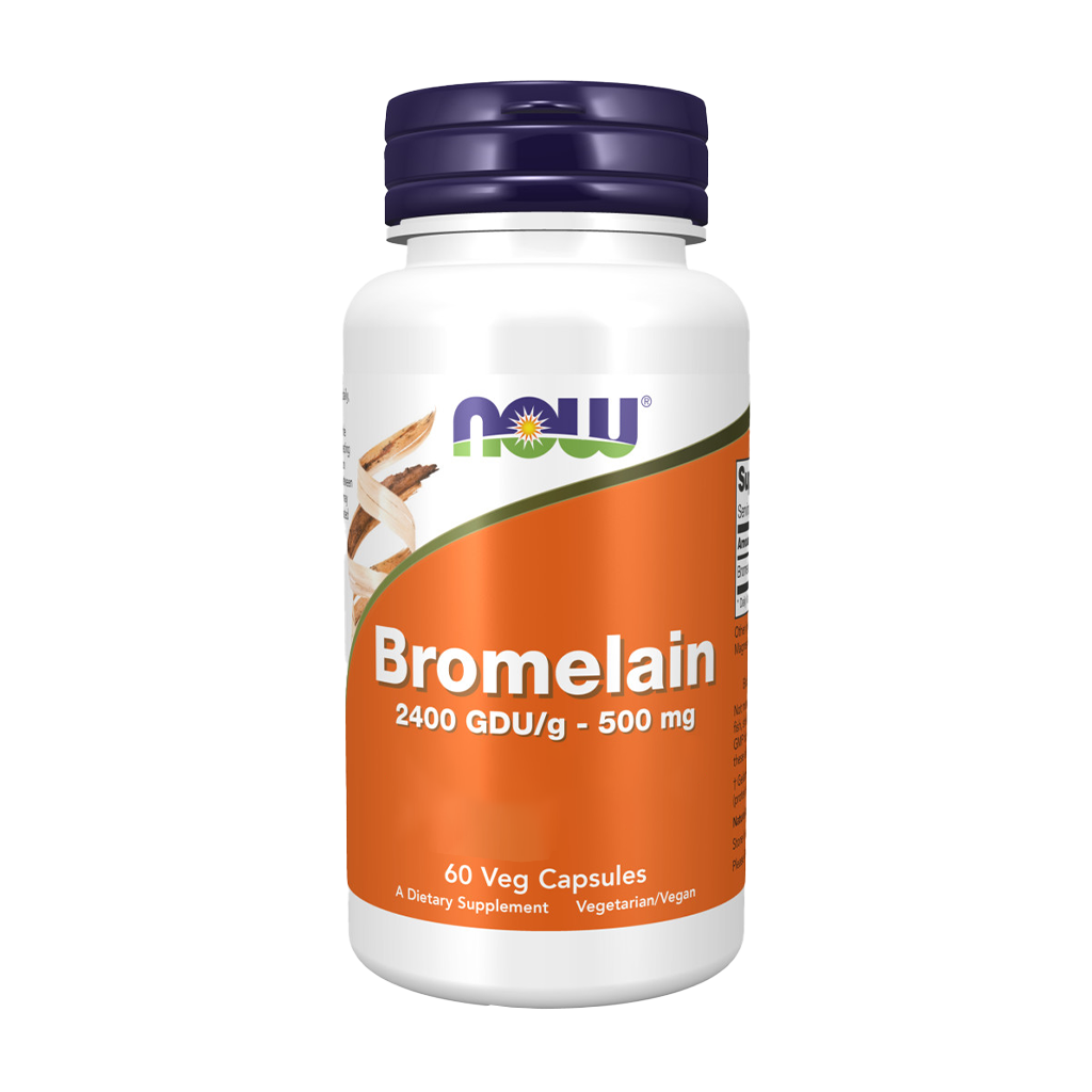 NOW Foods Bromelain 500 mg (60 capsules)