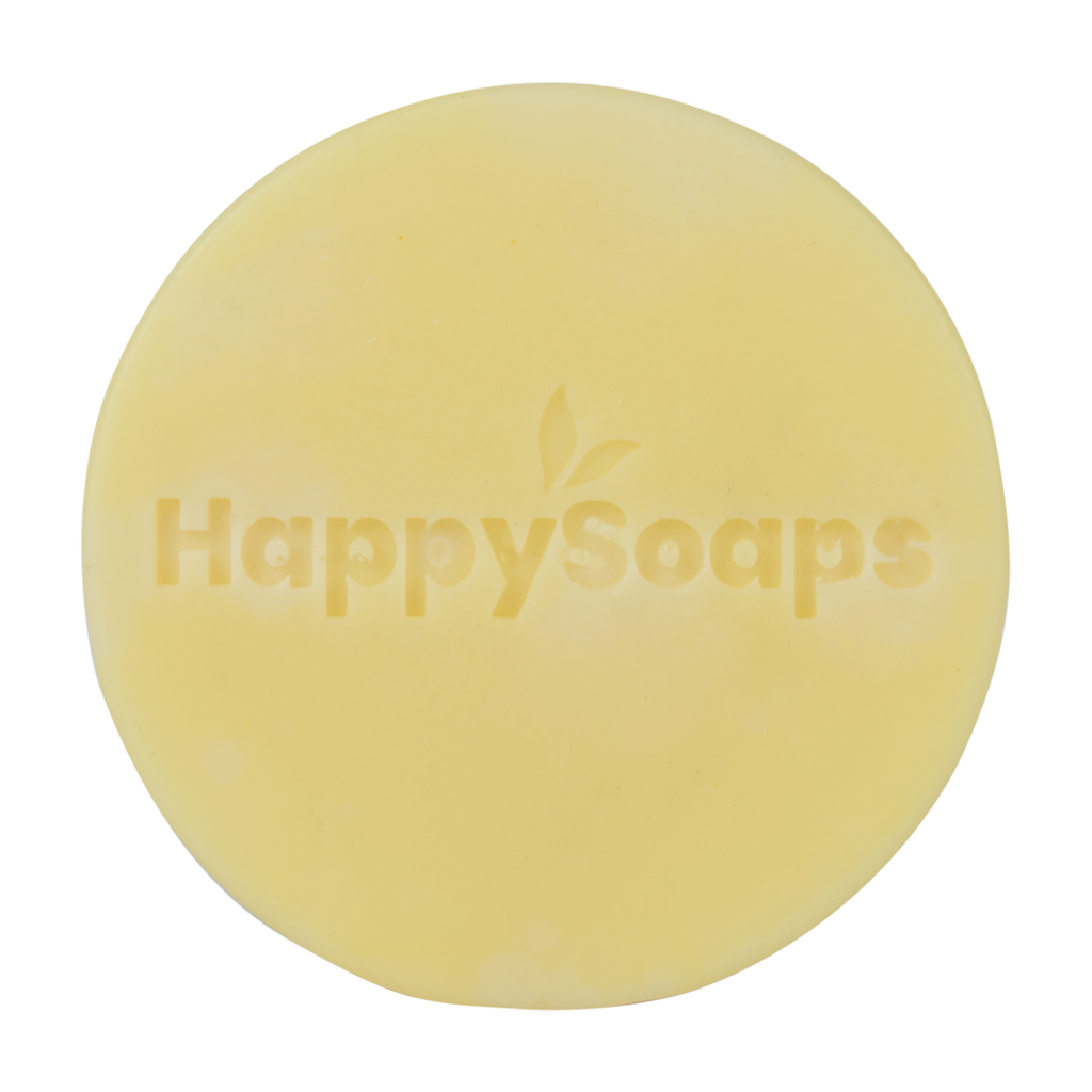 plastic-free and natural conditioner bar for soothing chamomile relaxation