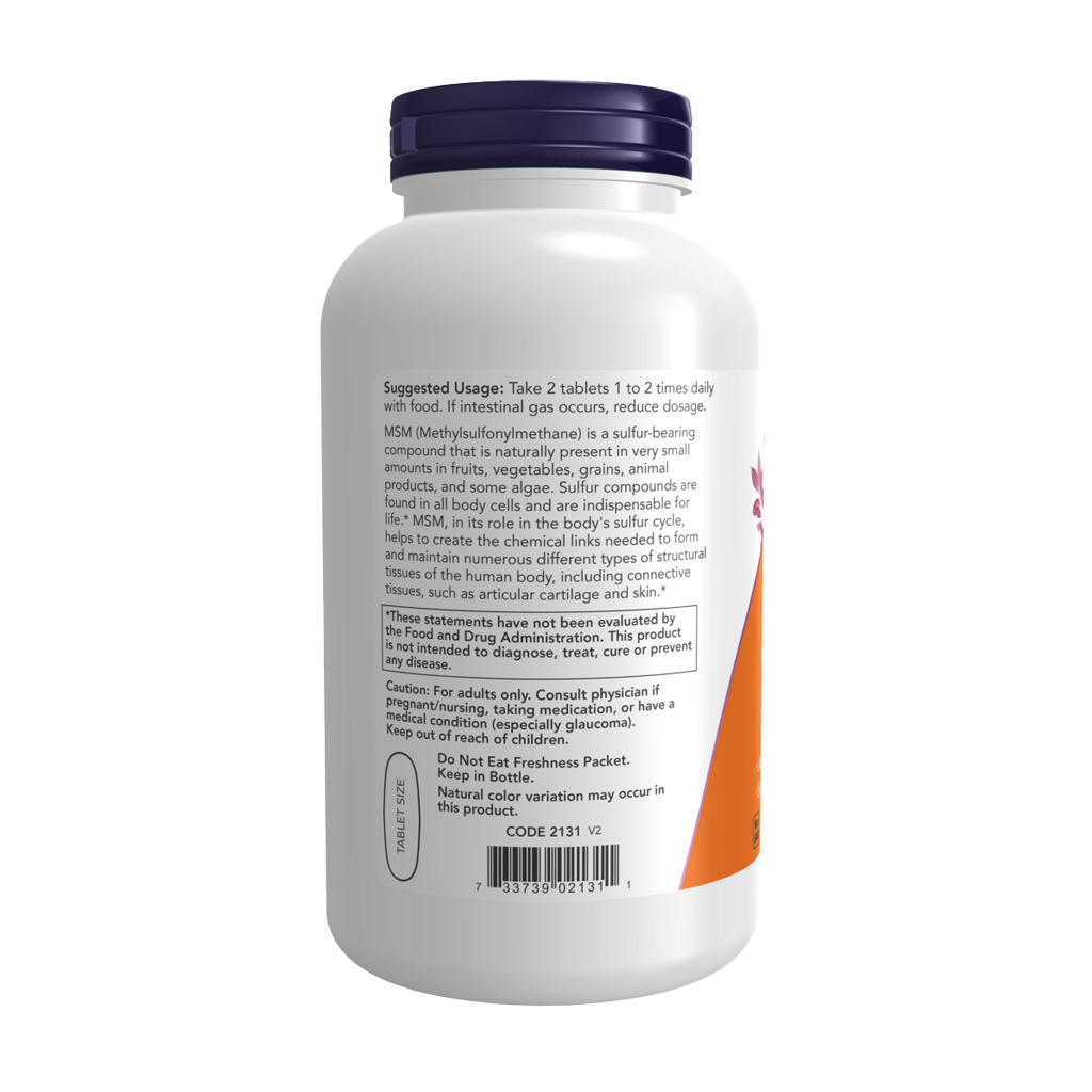 NOW Foods MSM 1500 mg (200 tablets)