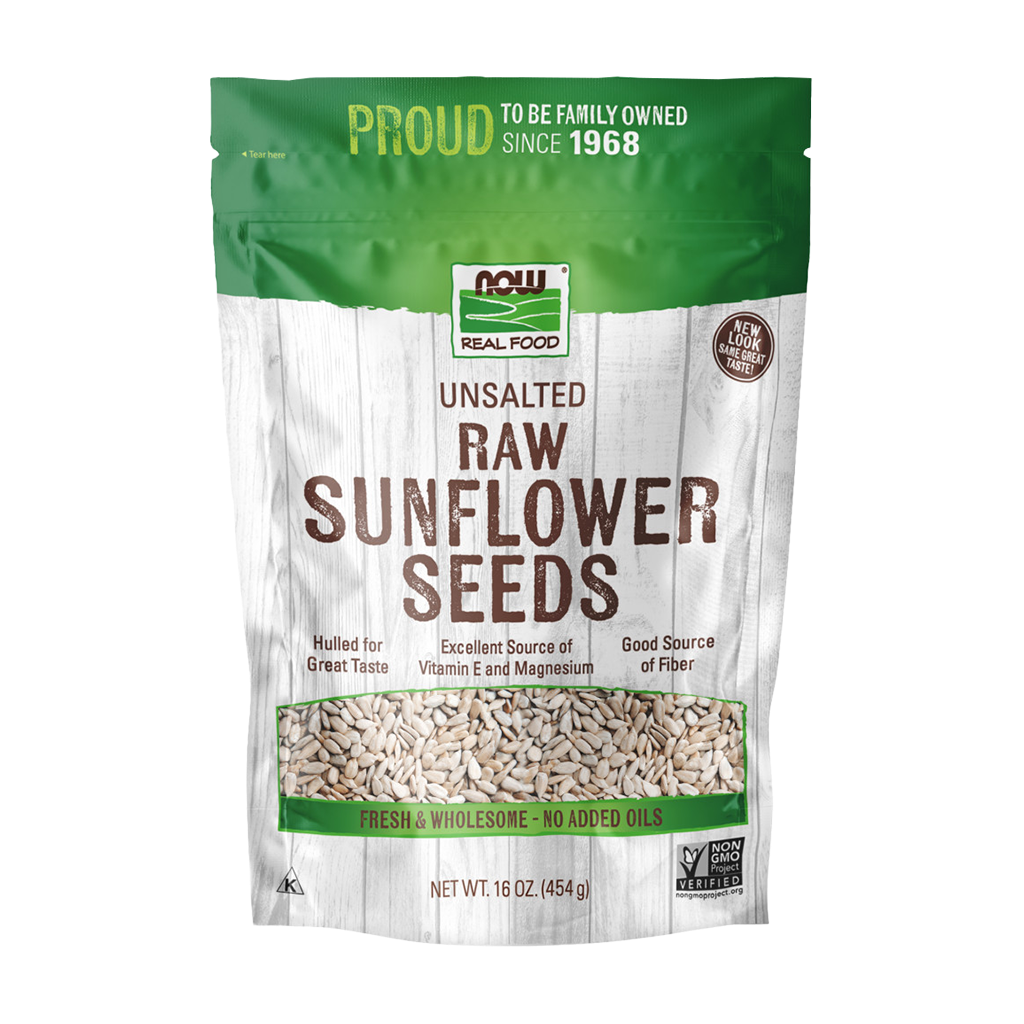 NOW Foods Sunflower seeds, raw & unsalted (454 gr)